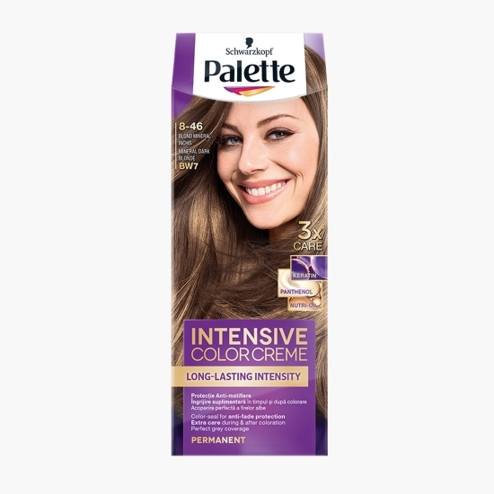Vopsea de păr permanentă Intensive Color Cream BW7 Blond mineral închis 110ml