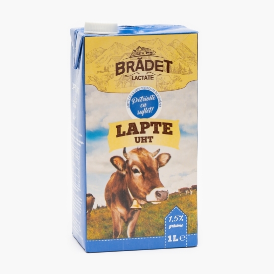 Lapte UHT 1.5% grăsime 1l