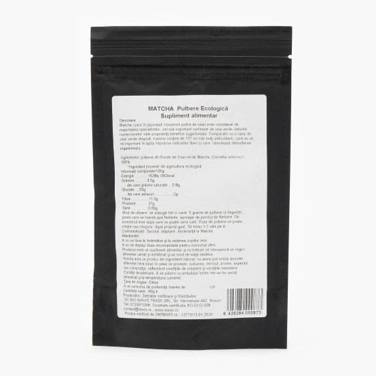 Matcha pulbere ecologică 60g