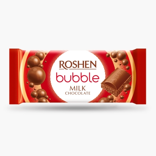 Ciocolată aerată cu lapte Bubble 80g