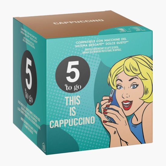 Cappuccino 16 băuturi, capsule compatibile Dolce Gusto