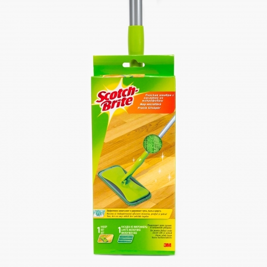 Mop plat ergonomic microfibră