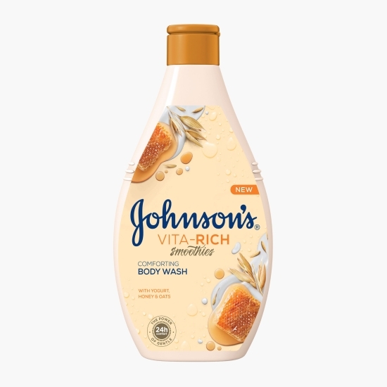 Gel de duș relaxant cu iaurt, miere și ovăz 400ml