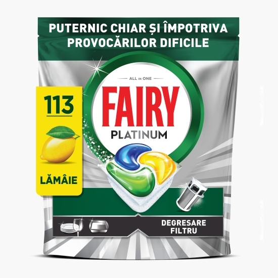 Detergent pentru mașina de spălat vase Platinum, Lămâie, 113 spălări