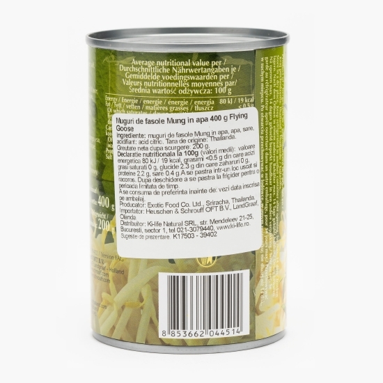Muguri de fasole mung în apă 425g