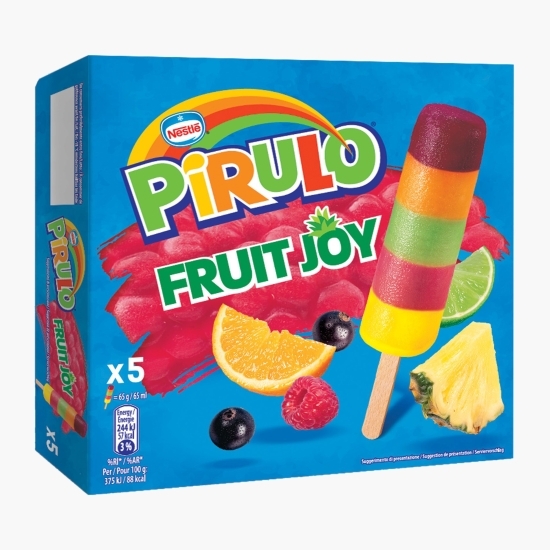 Înghețată cu aromă de ananas, lămâie și coacăze negre 5x65ml