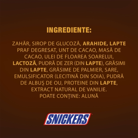 Baton de ciocolată cu lapte, cu caramel si arahide prăjite 50g