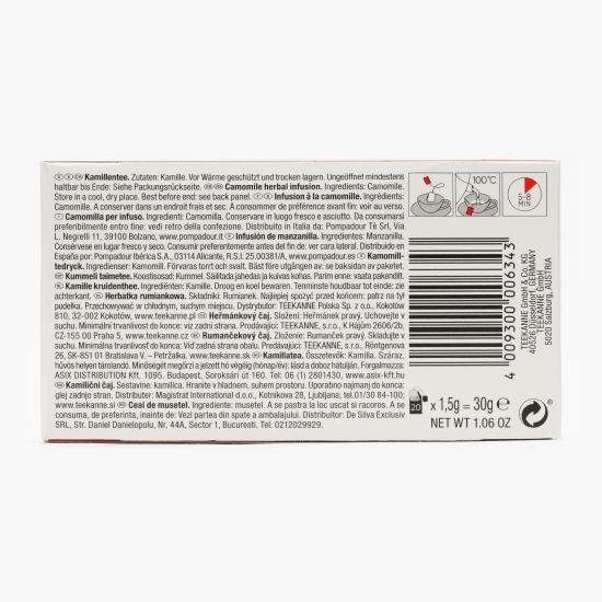 Ceai de mușețel Premium 20 plicuri x 1.5g