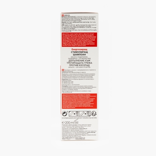 Șampon energizant împotriva căderii părului Dercos 200ml