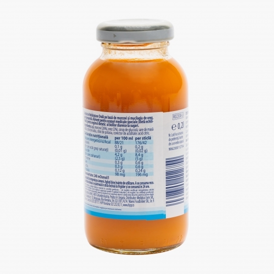 Soluție rehidratare orală morcovi și mucilagiu de orez, +6 luni, 200 ml