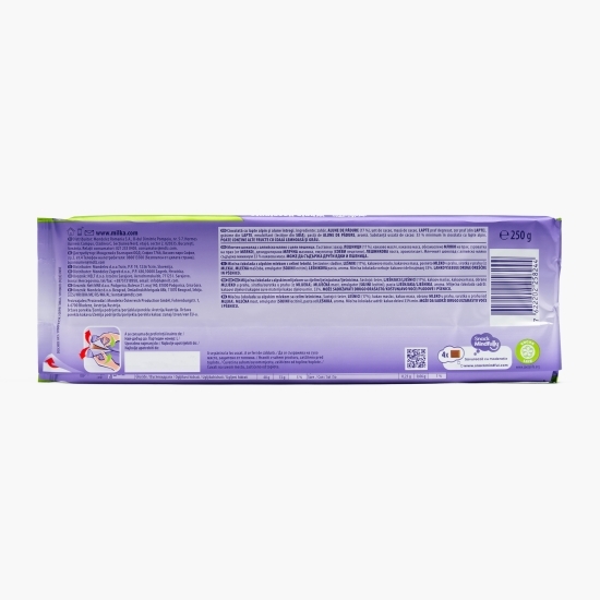 Ciocolată cu lapte și alune întregi 250g