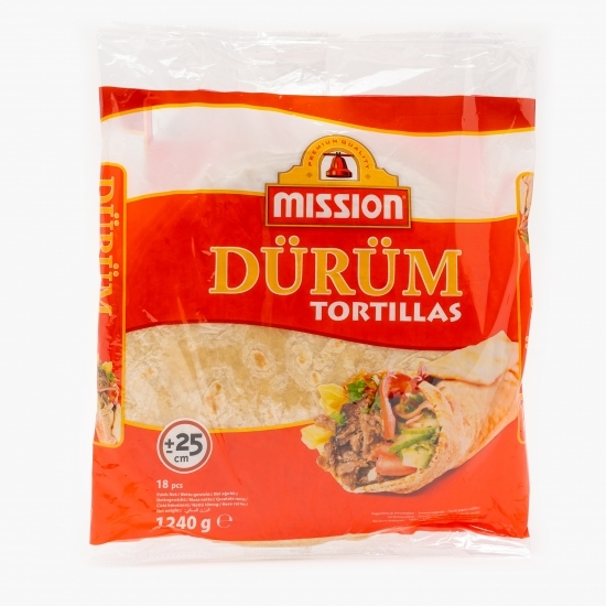Lipii din făină de grâu Tortillas, 18 buc 1240g