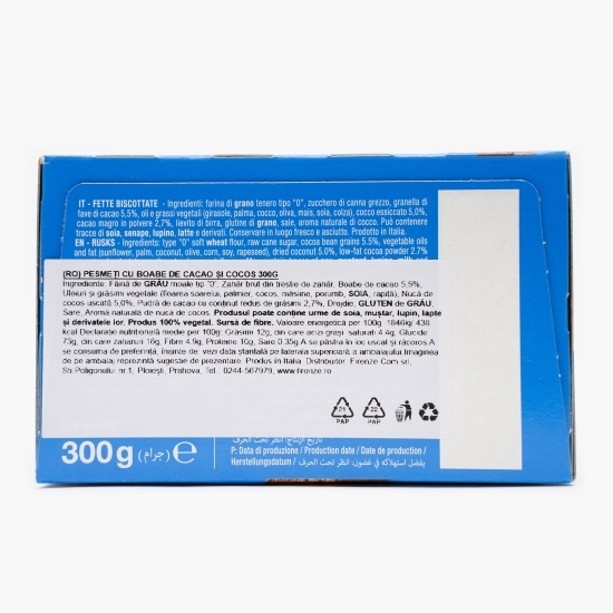 Pâine prăjită cu boabe de cacao 300g