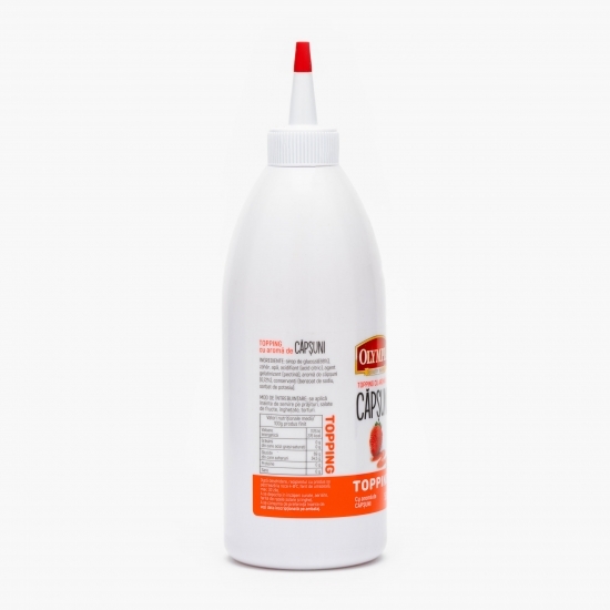 Topping cu aromă de căpșuni 500g