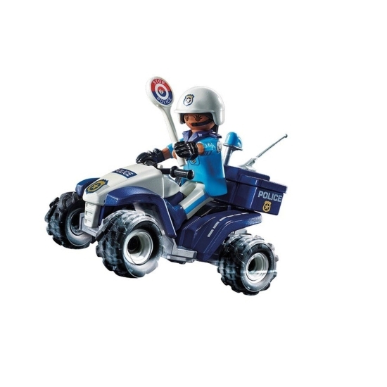 Set figurine - vehicul de poliție, 3+ ani