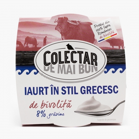 Iaurt în stil grecesc de bivoliță 8% grăsime, 150g