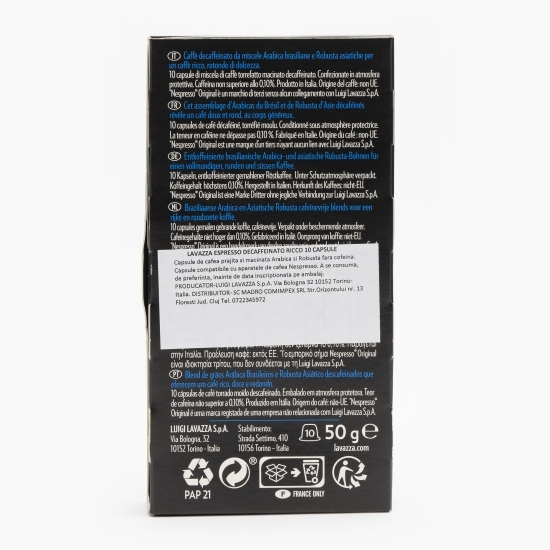  Decaffeinato Ricco 10 băuturi, capsule cafea fără cofeină