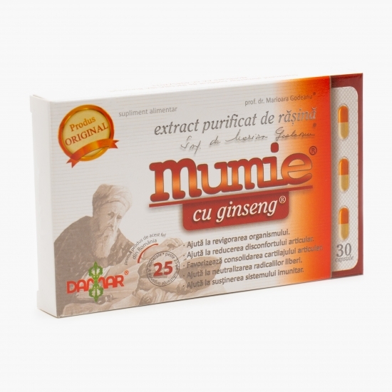 Extract purificat de rășină cu ginseng 30 capsule