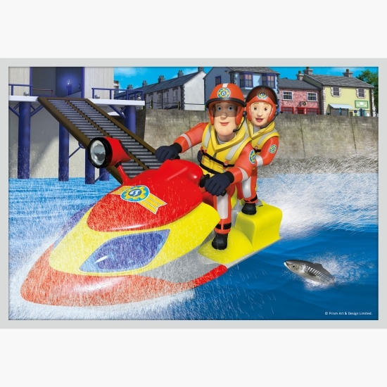 Puzzle-Echipa pompierului Sam 4+ ani
