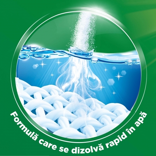 Detergent de rufe pudră automat Touch of Lenor Fresh Color 130 spălări, 13kg