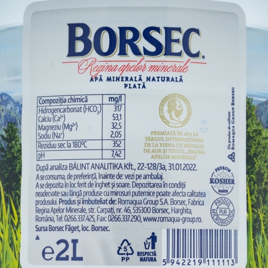Apă minerală naturală plată 2l