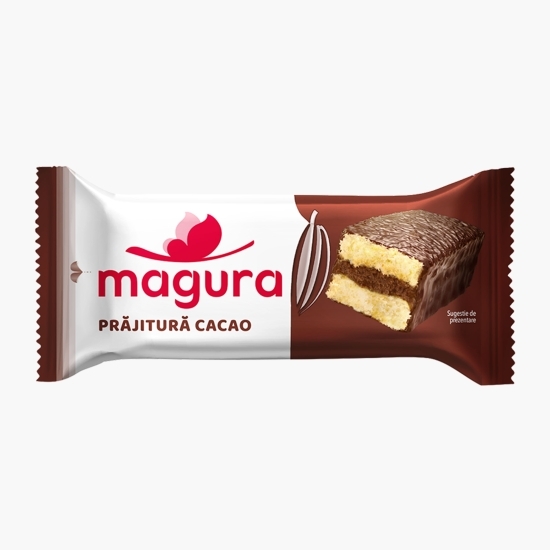 Prăjitură cu cremă și glazură de cacao 35g