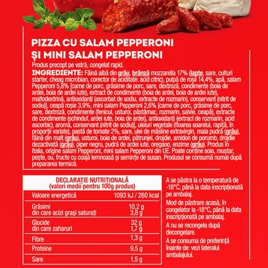 Pizza Super Salami 380g