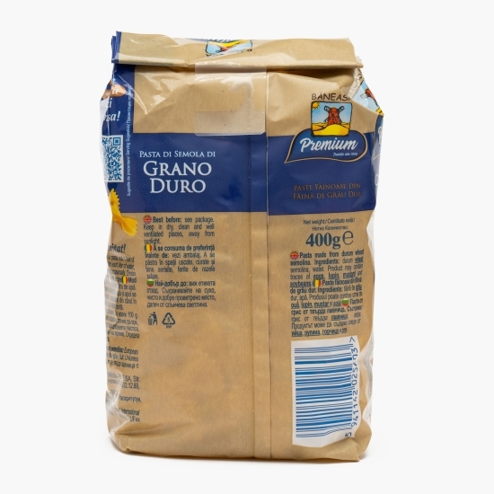 Paste Farfalle Premium din grâu dur 400g