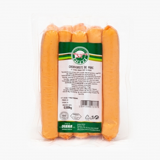 Crenvurști de porc 500g