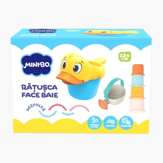 Rățușca face baie, 12+ luni
