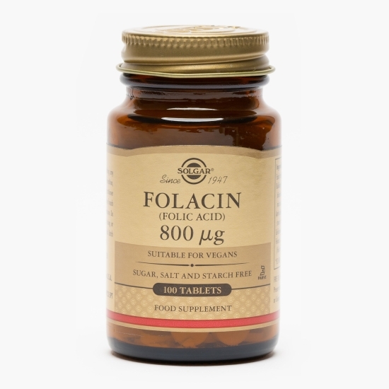 Acid folic 800mcg, 100 tablete