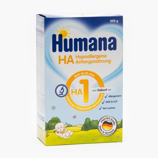 Formulă de lapte praf hipoalergenică HA1, +0 luni, 500g