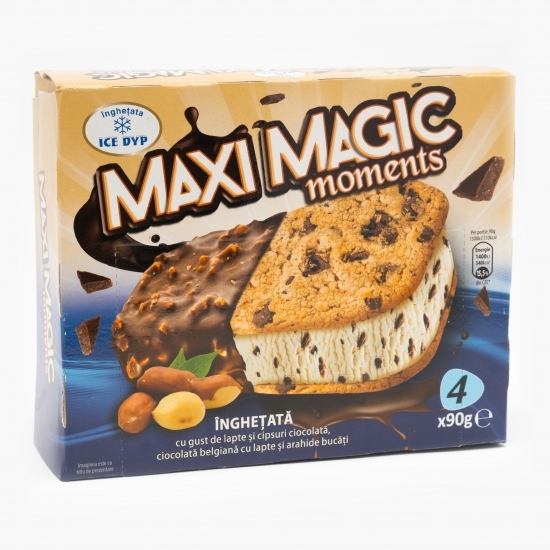 Înghețată sandwich și ciocolată 4x90g