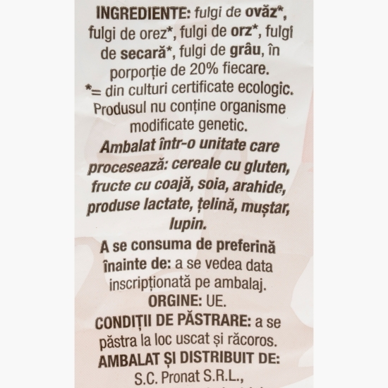 Fulgi eco din 5 cereale 350g