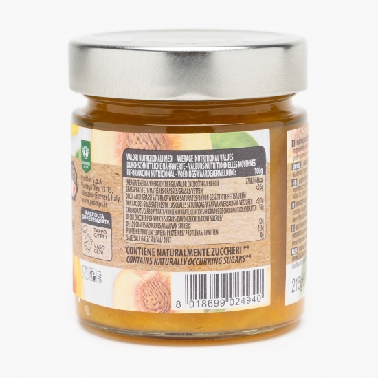 Dulceață de piersici eco fără zahăr 215g