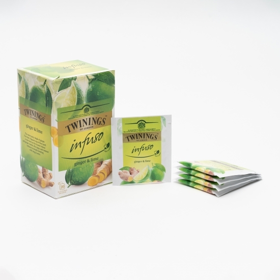 Ceai de ghimbir și lime 20 plicuri
