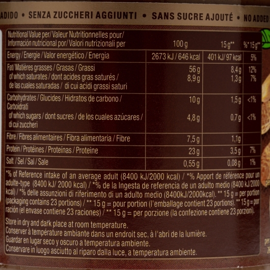 Cremă de arahide fără zahăr adăugat 350g