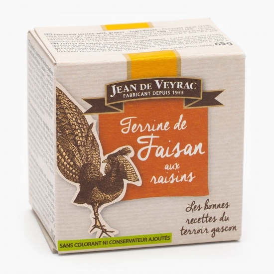 Terină de fazan cu stafide aurii 65g