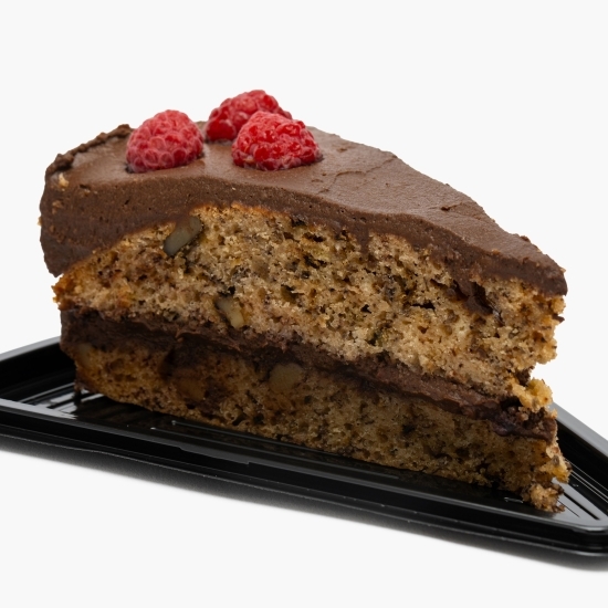 Tort vegan cu gust de cacao și zmeură 150g