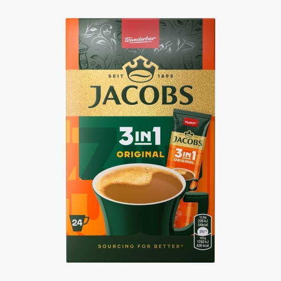 Original 3în1, 24 plicuri, 15.2g, cafea instant  