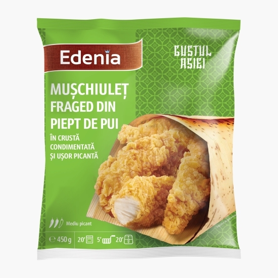 Mușchiuleț pui pane ușor picant 450g
