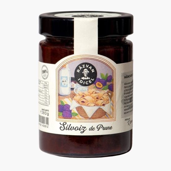 Silvoiz de prune, fără zahăr 380g