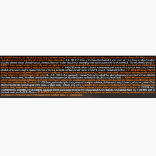 Tablete izotonice cu aromă de portocale 120g