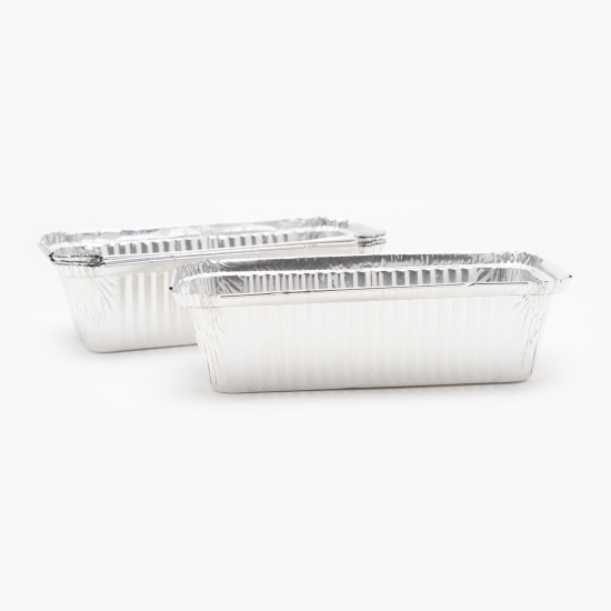 Tavă din aluminiu 1000ml pentru copt chec 5 buc