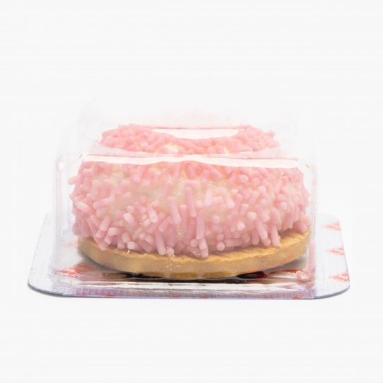 Biscuit cu bezea și granule cu aromă de căpșuni 18g