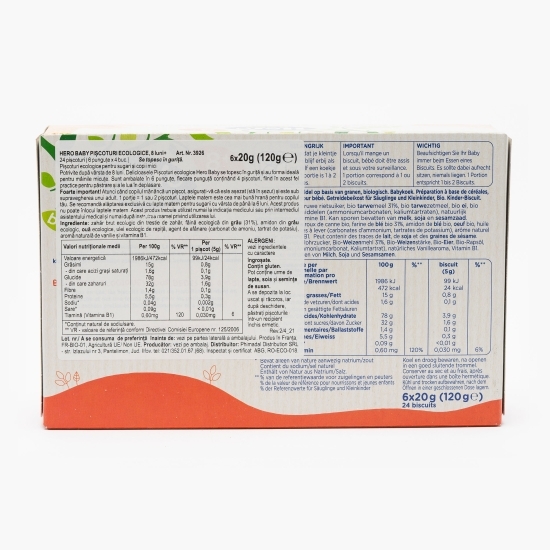 Baby pișcoturi eco, +8 luni 120g