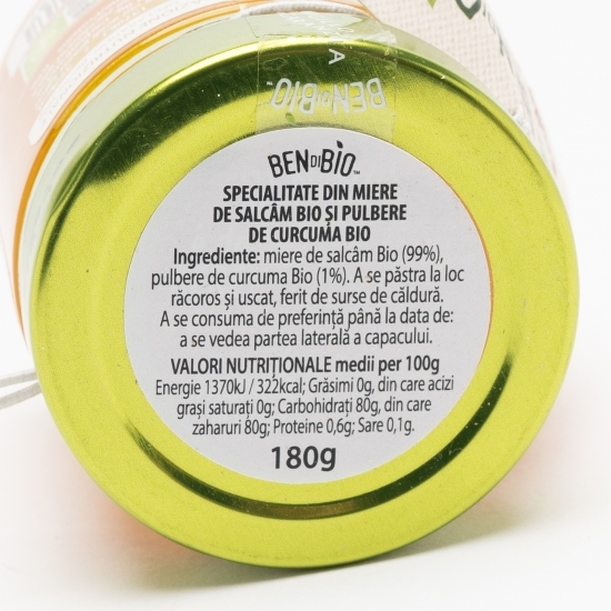 Specialitate din miere eco și curcuma 180g
