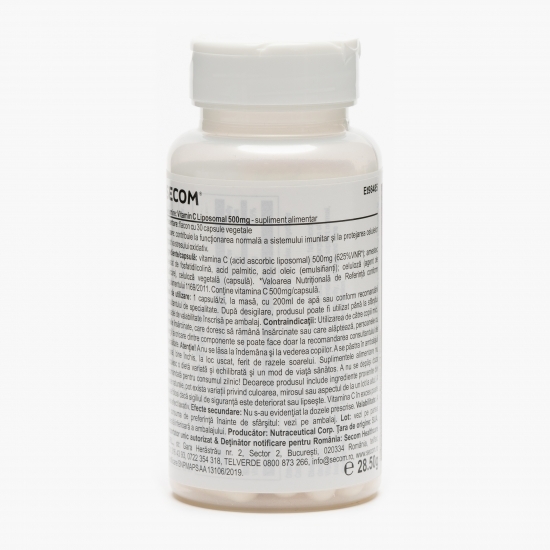 Vitamina C Liposomal 500mg 30 capsule