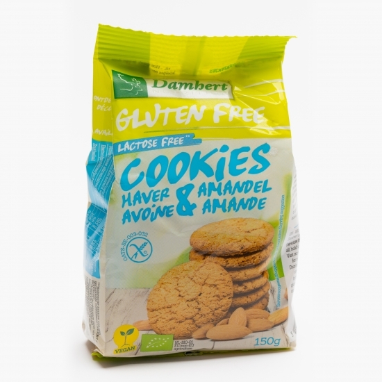 Biscuiți eco din ovăz cu migdale fără gluten și fără lactoză 150g