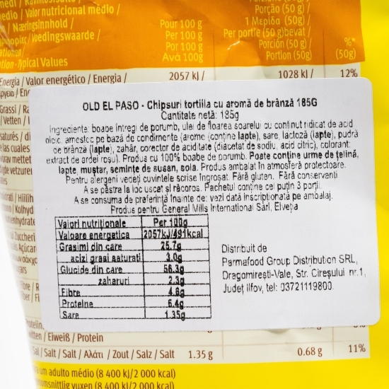 Chipsuri Tortilla Cheese 185g